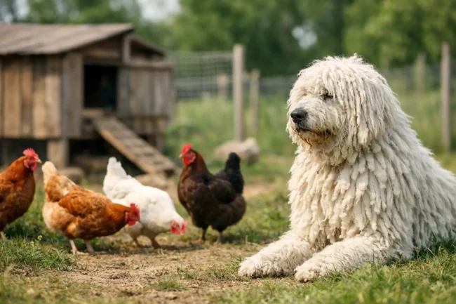 Do Komondors Protect Chickens? What to Know