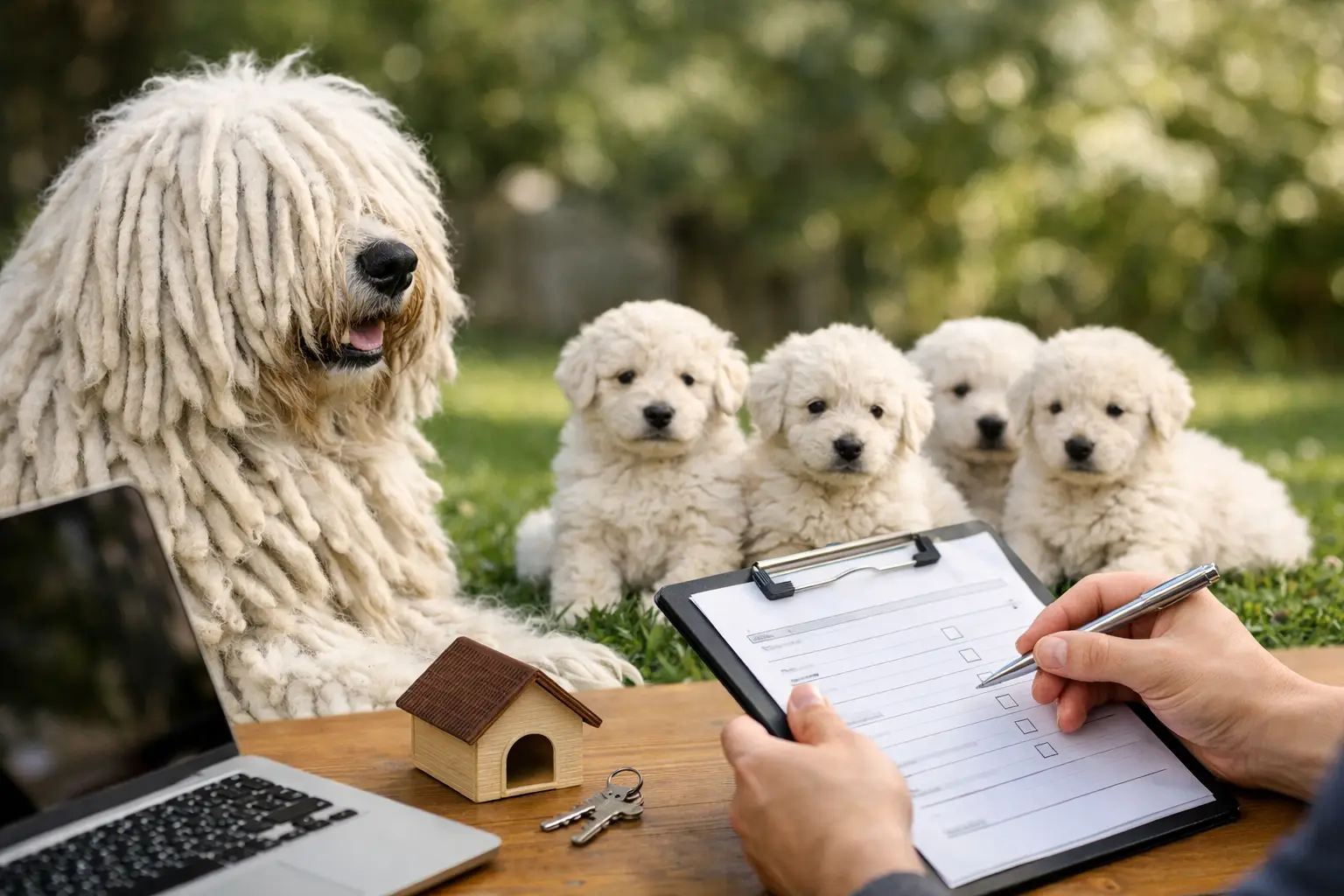 How to Reserve a Komondor Litter With Confidence