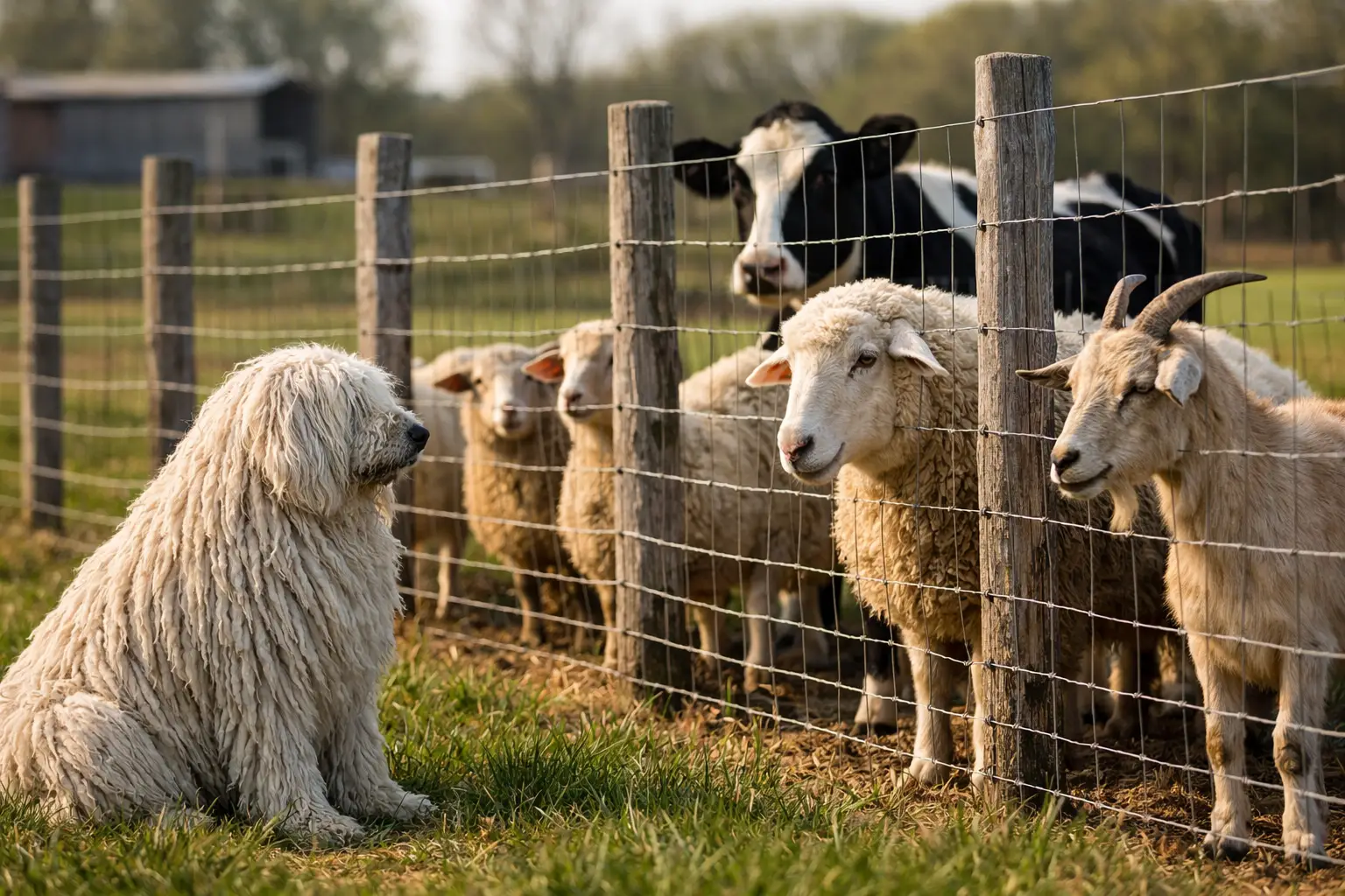 Introducing Komondor to Livestock Safely