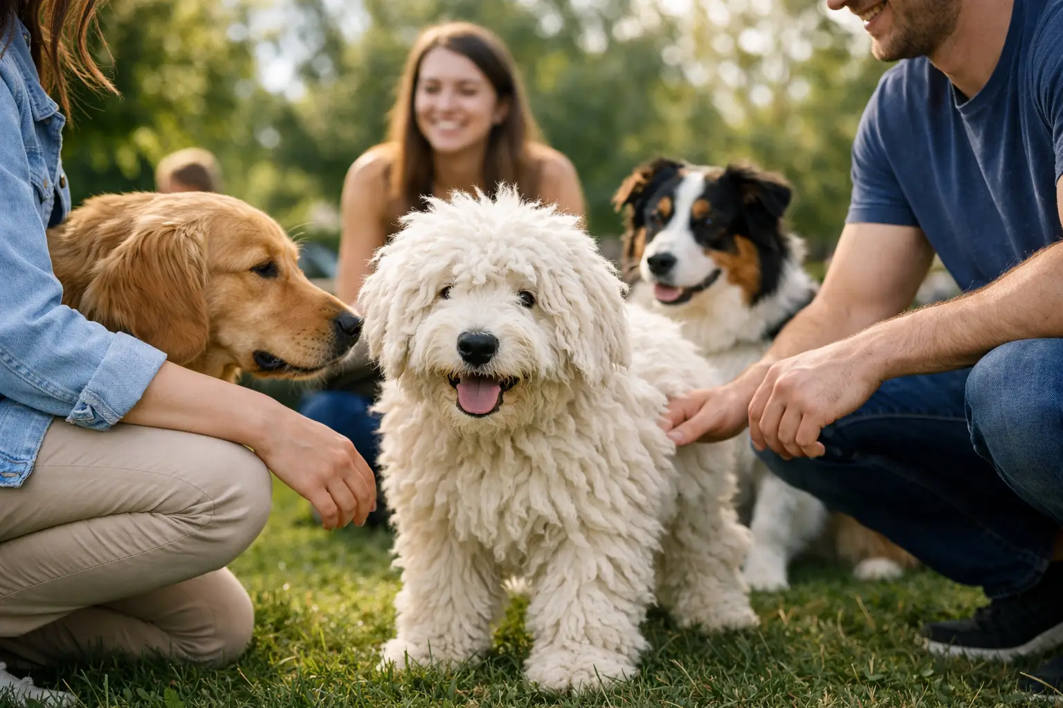 Komondor Puppy Socialization for a Stable Life