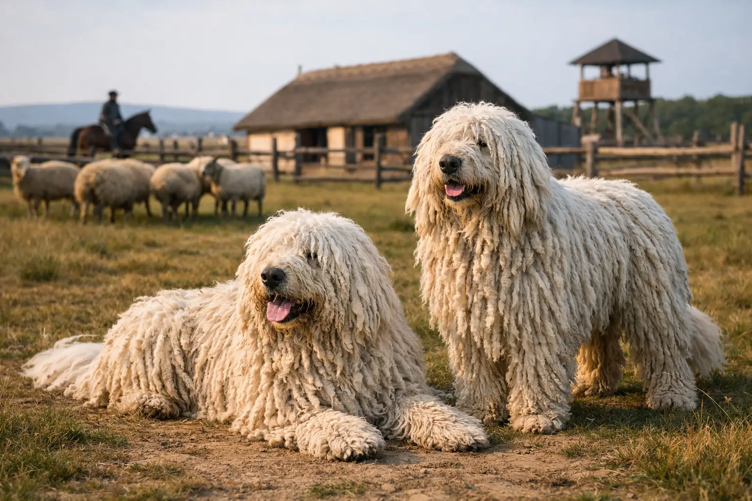 A Komondor Ranch Protection Story From Hungary