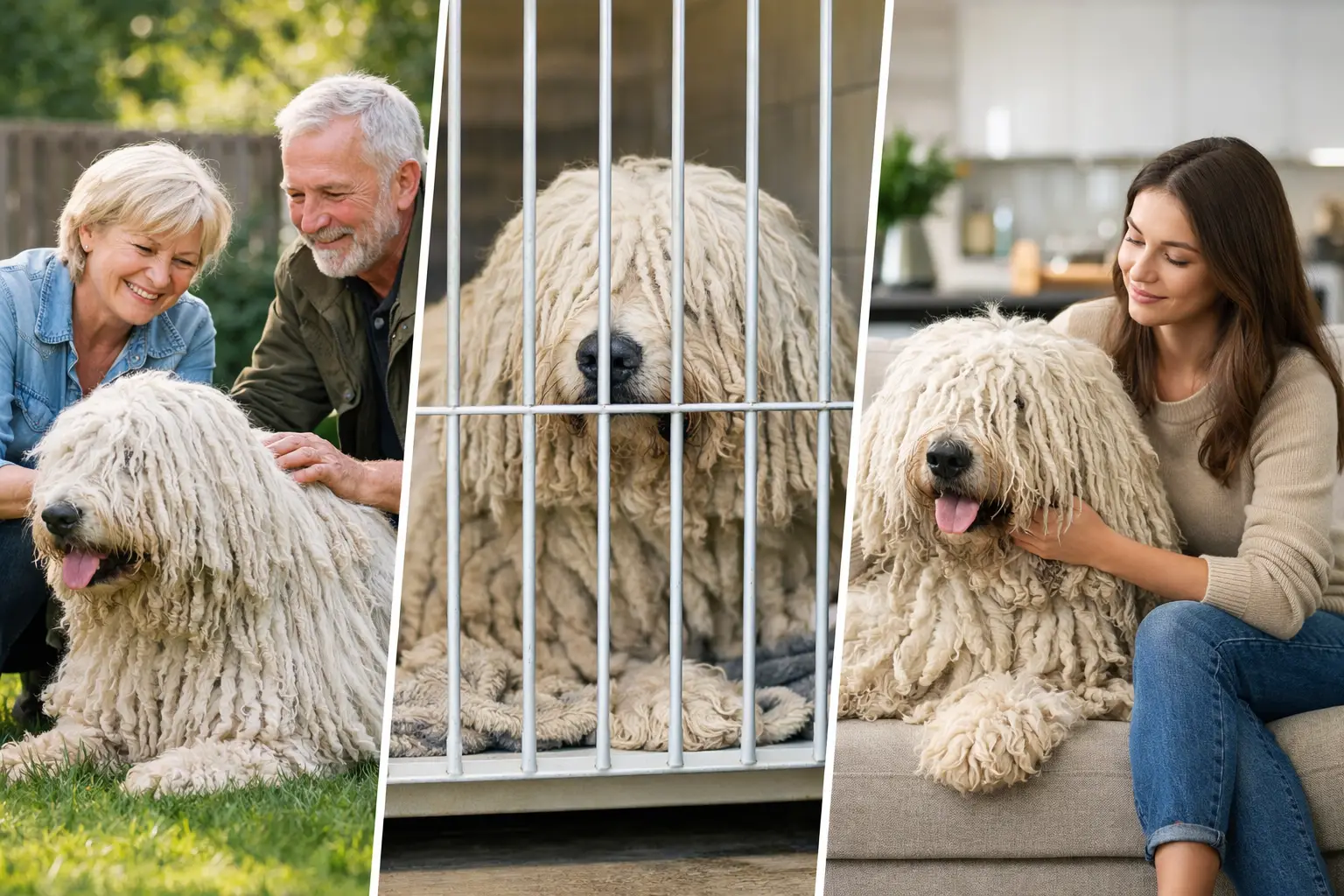 Adult Komondor Placement Options: A Careful Fit