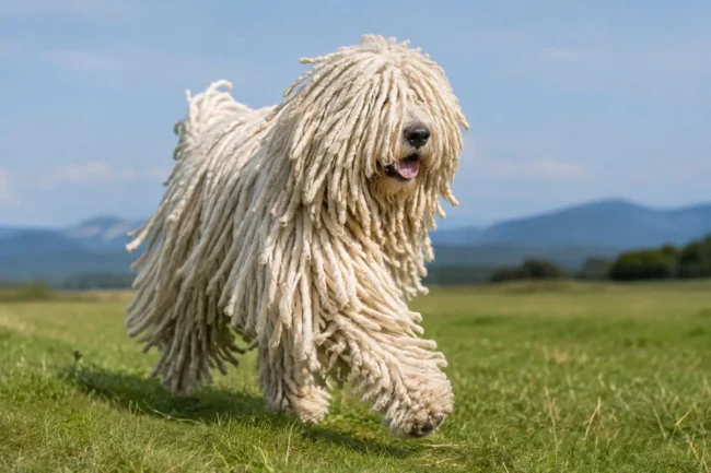 How Much Exercise Does a Komondor Need Each Day?