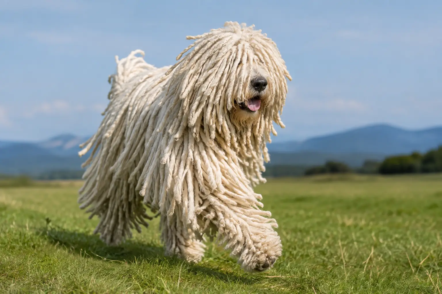 How Much Exercise Does a Komondor Need Each Day?