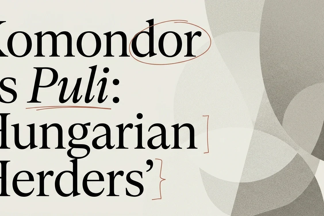 Komondor vs Puli: Which Hungarian Herder Fits You Komondor vs Puli: Which Hungarian Herder Fits You