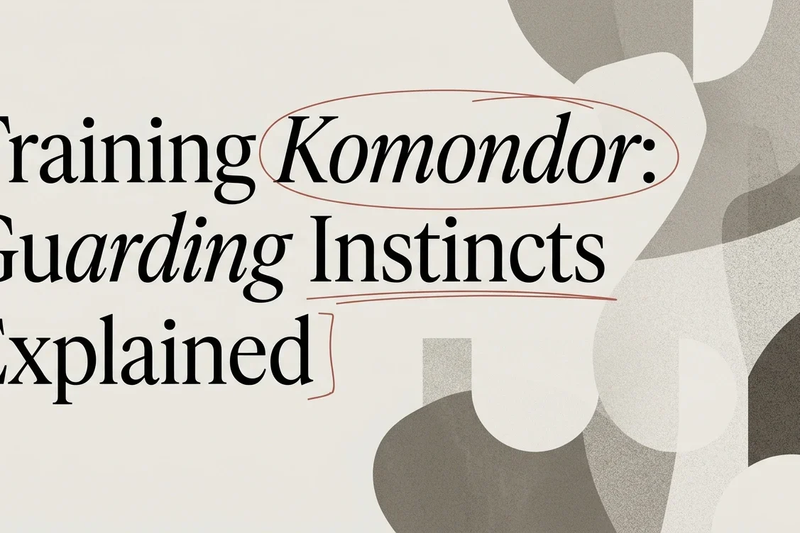 Training a Komondor: Guarding Instincts Explained