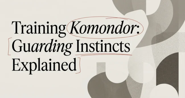 Training a Komondor: Guarding Instincts Explained