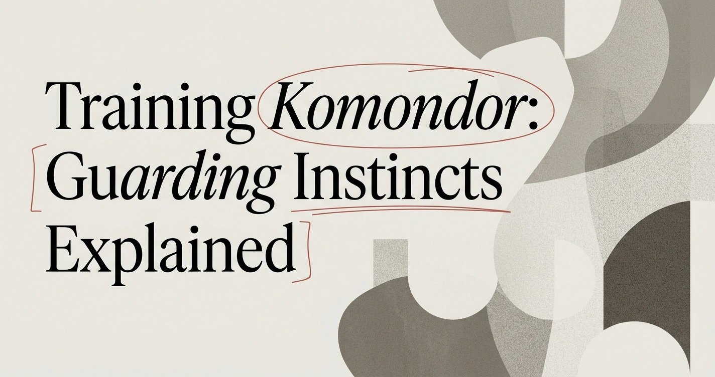 Training a Komondor: Guarding Instincts Explained