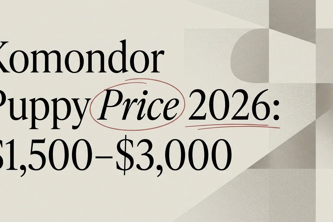 Komondor Puppy Price in 2026: What to Expect